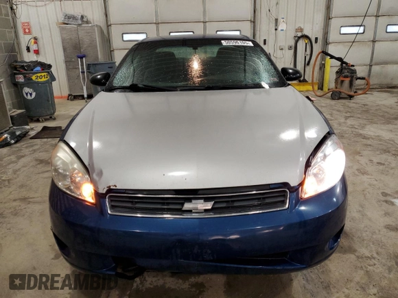 2006 Chevrolet Monte Carlo LT 3.5L with VIN 2G1WM15K769184360, listed as a Copart auction lot 50596105 with 259,503 mi miles and Salvage Title. Bid and sale history available at carsss.com. Image 5.