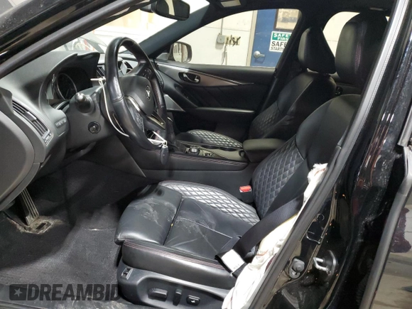2018 Infiniti Q50 RED SPORT 400 with VIN JN1FV7ARXJM480935, listed as a Copart auction lot 49582535 with 64,431 mi miles and Salvage Title. Bid and sale history available at carsss.com. Image 13.