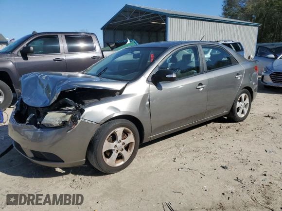 2010 Kia Forte EX with VIN KNAFU4A27A5270219, listed as a Copart auction lot 49459125 with 147,552 mi miles and Salvage Title. Bid and sale history available at carsss.com. Image 1.