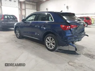 2021 Audi Q3 S line Premium Plus with VIN WA1EECF36M1061776, listed as a IAAI auction lot 42343842 with 40,521 mi miles and . Bid and sale history available at DreamBid. Image 3.