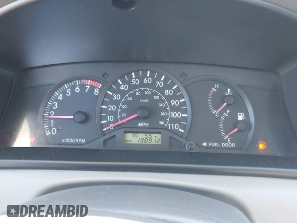 2003 Toyota Corolla CE with VIN JTDBR32E232013432, listed as a IAAI auction lot 41829236 with 198,912 mi miles and . Bid and sale history available at DreamBid. Image 7.