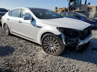 2015 Kia K900 Premium with VIN KNALU4D47F6024370, listed as a Copart auction lot 84965204 with 50,999 mi miles and Salvage Title. Bid and sale history available at carsss.com. Image 4.