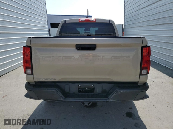 2023 Chevrolet Colorado 2WD Work Truck with VIN 1GCGSBEC6P1170780, listed as a Copart auction lot 58307835 with 50,961 mi miles and Clean title. Bid and sale history available at DreamBid. Image 6.