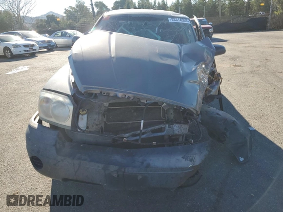 2006 Dodge Dakota ST with VIN 1D7HE28K26S626657, listed as a Copart auction lot 88314565 with 186,690 mi miles and Salvage Title. Bid and sale history available at carsss.com. Image 5.