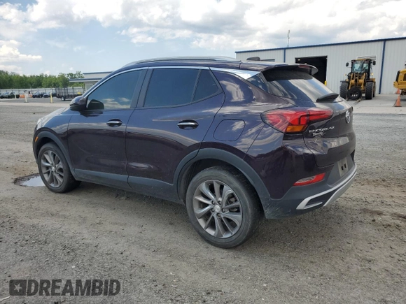 2021 Buick Encore GX Select with VIN KL4MMDSL7MB143133, listed as a Copart auction lot 55728285 with 87,731 mi miles and Salvage title. Bid and sale history available at DreamBid. Image 2.