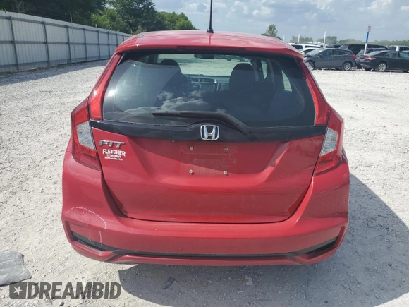 2019 Honda Fit LX with VIN 3HGGK5H40KM712085, listed as a Copart auction lot 63646395 with 37,270 mi miles and Salvage title. Bid and sale history available at DreamBid. Image 6.