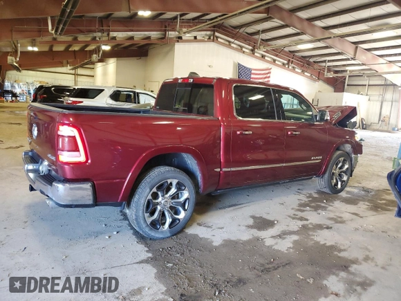 2021 Ram 1500 Limited with VIN 1C6SRFHT9MN501081, listed as a Copart auction lot 56568305 with 201,899 mi miles and Non repairable. Bid and sale history available at DreamBid. Image 3.