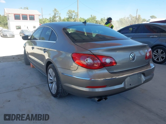 2012 Volkswagen CC Sport PZEV with VIN WVWMP7AN5CE500808, listed as a IAAI auction lot 41849450 with 132,611 mi miles. Bid and sale history available at carsss.com. Image 3.