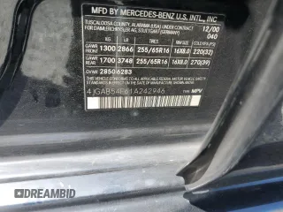 2001 Mercedes-Benz M 320/430/500 z VIN 4JGAB54E61A242946, wystawiony jako Copart lot #53629265 z przebiegiem 225 597 mil mil oraz Szkoda całkowita • Salvage title. Historia ofert i sprzedaży dostępna na DreamBid. Obrazek 14.