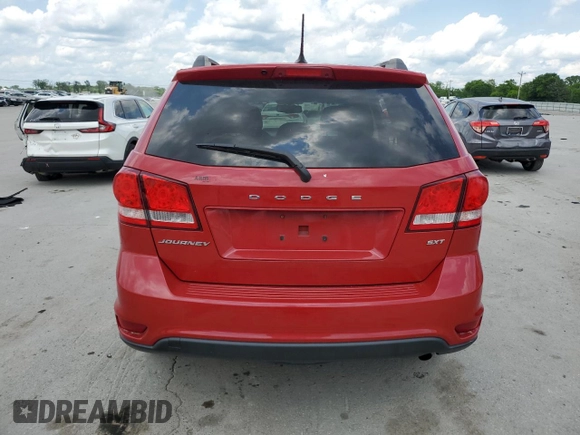 2017 Dodge Journey SXT z VIN 3C4PDCBB9HT697041, wystawiony jako Copart lot #56941895 z przebiegiem 137 474 mil mil oraz Szkoda całkowita • Salvage title. Historia ofert i sprzedaży dostępna na DreamBid. Obrazek 6.