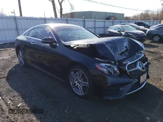 2018 Mercedes-Benz E-Class E 400 with VIN WDD1J6GB5JF025833, listed as a Copart auction lot 46628973 with 50,562 mi miles. Bid and sale history available at carsss.com. Image 4.