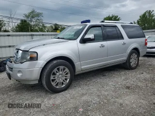 2011 Ford Expedition Max Limited with VIN 1FMJK2A58BEF15656, listed as a Copart auction lot 55461445 with 220,435 mi miles and Salvage title. Bid and sale history available at DreamBid. Image 1.