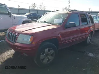 2002 Jeep Grand Cherokee Limited with VIN 1J4GX58S82C228062, listed as a IAAI auction lot 41657705 with 168,991 mi miles and . Bid and sale history available at DreamBid. Image 2.