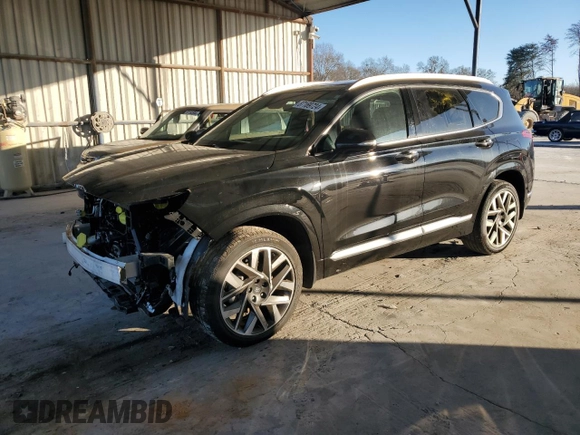 2023 Hyundai Santa Fe Calligraphy with VIN 5NMS54AL0PH557060, listed as a Copart auction lot 87169724 with 31,618 mi miles and Salvage Title. Bid and sale history available at carsss.com. Image 1.