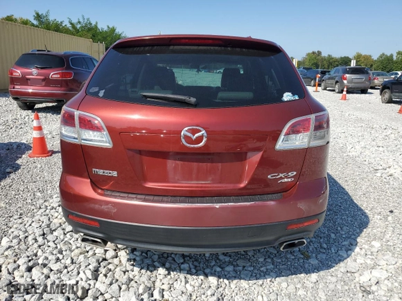 2009 Mazda CX-9 Grand Touring with VIN JM3TB38A690173807, listed as a Copart auction lot 46302595 with 257,742 mi miles and Salvage Title. Bid and sale history available at carsss.com. Image 6.