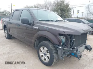 2018 Ford F-150 XL with VIN 1FTEW1CG1JKE02246, listed as a IAAI auction lot 41635398 with 76,296 mi miles. Bid and sale history available at carsss.com. Image 1.