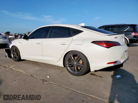 2023 Acura Integra Technology with VIN 19UDE4G76PA007232, listed as a Copart auction lot 56252435 with 34,256 mi miles and Salvage title. Bid and sale history available at DreamBid. Image 2.