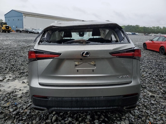 2020 Lexus NX 300 with VIN JTJGARDZ3L5015895, listed as a Copart auction lot 58549155 with 21,905 mi miles and Salvage title. Bid and sale history available at DreamBid. Image 6.