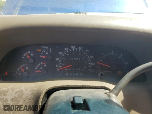 2001 Ford F-350 XL with VIN 1FTSX31S11ED02424, listed as a Copart auction lot 75172884 with 167,592 mi miles and Salvage Title. Bid and sale history available at DreamBid. Image 9.
