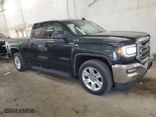 2017 GMC Sierra 1500 SLE with VIN 1GTV2MEC6HZ390166, listed as a Copart auction lot 49555425 with 84,862 mi miles and Salvage Title. Bid and sale history available at carsss.com. Image 4.