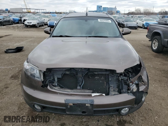 2003 Infiniti FX Options z VIN JNRAS08W03X202372, wystawiony jako Copart lot #46626995 z przebiegiem 124 061 mil mil oraz Szkoda całkowita • Salvage title. Historia ofert i sprzedaży dostępna na DreamBid. Obrazek 5.