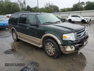 2013 Ford Expedition Max XLT with VIN 1FMJK1H55DEF18078, listed as a Copart auction lot 79518494 with 176,617 mi miles and Salvage title. Bid and sale history available at DreamBid. Image 4.