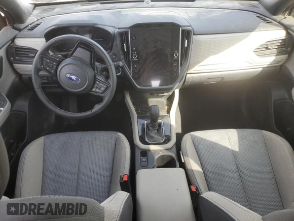 2025 Subaru Forester Premium с VIN JF2SLDDC2SH417217, выставлен на аукционе Copart как лот 60807235 с пробегом 26 031 миль миль и Списание • Salvage title. История ставок и продаж доступна на DreamBid. Изображение 8.