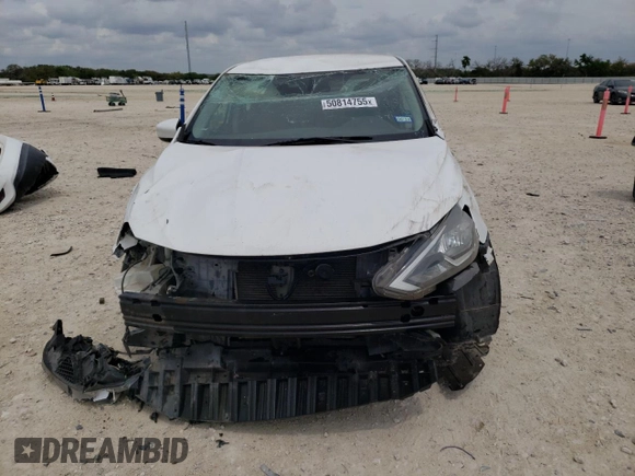 2016 Nissan Sentra SV with VIN 3N1AB7AP2GY335184, listed as a Copart auction lot 50814755 with 109,289 mi miles and Salvage Title. Bid and sale history available at DreamBid. Image 5.