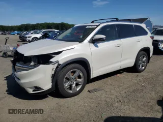 2015 Toyota Highlander Limited with VIN 5TDDKRFH6FS117309, listed as a Copart auction lot 58928485 with 170,233 mi miles and Clean title. Bid and sale history available at DreamBid. Image 1.