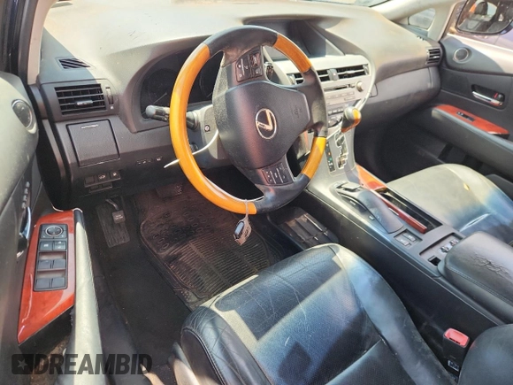 2010 Lexus RX 350 with VIN 2T2BK1BAXAC062846, listed as a Copart auction lot 66280565 with Not provided miles and Clean title. Bid and sale history available at DreamBid. Image 8.