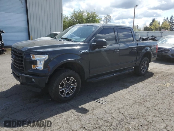2017 Ford F-150 XL with VIN 1FTEW1EF3HKC24533, listed as a Copart auction lot 54157755 with 152,029 mi miles and Clean Title. Bid and sale history available at carsss.com. Image 1.