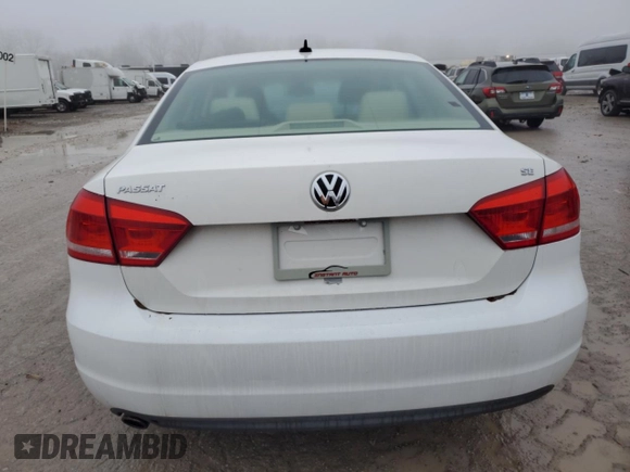 2012 Volkswagen Passat SE z VIN 1VWBH7A37CC030518, wystawiony jako Copart lot #86875014 z przebiegiem 136 259 mil mil oraz Czysty tytuł • Clean title. Historia ofert i sprzedaży dostępna na DreamBid. Obrazek 6.