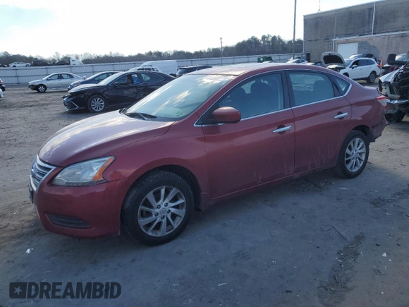 2015 Nissan Sentra SL with VIN 3N1AB7AP1FY348085, listed as a Copart auction lot 47015205 with 159,252 mi miles and Salvage Title. Bid and sale history available at DreamBid. Image 1.