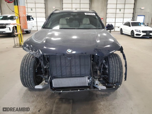 2022 BMW X5 xDrive40i with VIN 5UXCR6C02N9J15153, listed as a Copart auction lot 50872675 with 80,011 mi miles and Salvage Title. Bid and sale history available at carsss.com. Image 5.