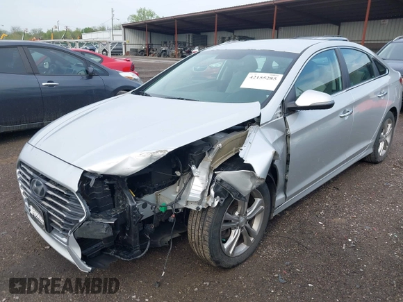 2018 Hyundai Sonata SEL with VIN 5NPE34AFXJH643127, listed as a IAAI auction lot 42155285 with 72,421 mi miles and . Bid and sale history available at carsss.com. Image 2.