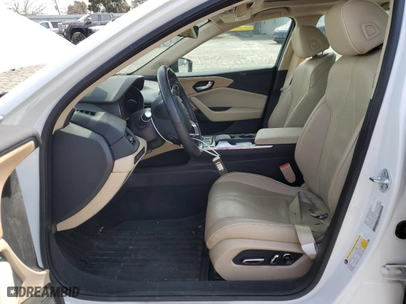 2023 Acura TLX w/Advance Package with VIN 19UUB6F69PA001387, listed as a Copart auction lot 53172205 with 11,876 mi miles and Salvage Title. Bid and sale history available at carsss.com. Image 7.