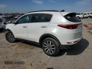 2019 Kia Sportage EX with VIN KNDPNCAC7K7492644, listed as a Copart auction lot 48741835 with 76,306 mi miles and Salvage Title. Bid and sale history available at carsss.com. Image 2.