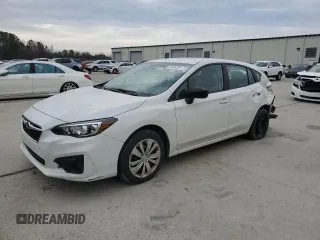 2018 Subaru Impreza with VIN 4S3GTAA65J1748902, listed as a Copart auction lot 87966335 with 72,214 mi miles and Salvage Title. Bid and sale history available at carsss.com. Image 1.