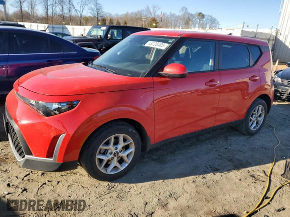 2024 Kia Soul S with VIN KNDJ23AU2R7223291, listed as a Copart auction lot 43228485 with 22,274 mi miles and Salvage Title. Bid and sale history available at DreamBid. Image 1.