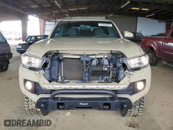 2017 Toyota Tacoma SR5 with VIN 3TMDZ5BN0HM022974, listed as a Copart auction lot 51292695 with 139,541 mi miles and Salvage Title. Bid and sale history available at DreamBid. Image 5.