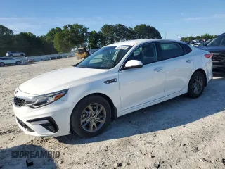 2019 Kia Optima LX z VIN 5XXGT4L37KG342324, wystawiony jako Copart lot #58033515 z przebiegiem 143 886 mil mil oraz Szkoda całkowita • Salvage title. Historia ofert i sprzedaży dostępna na DreamBid. Obrazek 1.