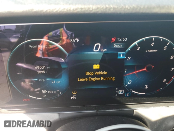 2021 Mercedes-Benz E-Class E 350 with VIN W1KZF8DBXMA981444, listed as a Copart auction lot 47071775 with 69,001 mi miles and Salvage Title. Bid and sale history available at carsss.com. Image 9.