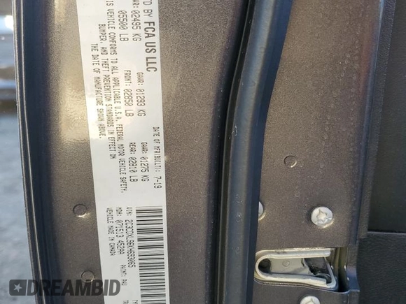 2019 Dodge Charger SRT Hellcat with VIN 2C3CDXL96KH693065, listed as a Copart auction lot 86162884 with 26,378 mi miles and Salvage Title. Bid and sale history available at DreamBid. Image 13.