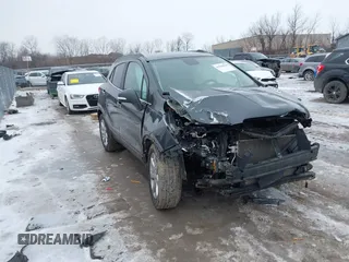2016 Buick Encore Leather with VIN KL4CJGSB2GB651012, listed as a IAAI auction lot 41550230 with 121,316 mi miles. Bid and sale history available at carsss.com. Image 1.