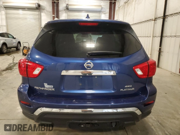 2020 Nissan Pathfinder Platinum with VIN 5N1DR2DM6LC595368, listed as a Copart auction lot 62003495 with 101,165 mi miles and Salvage title. Bid and sale history available at DreamBid. Image 6.