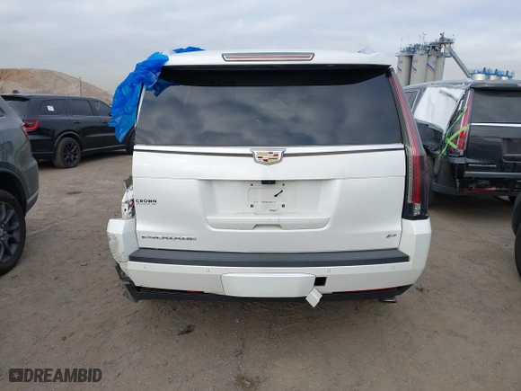 2017 Cadillac Escalade Platinum with VIN 1GYS4DKJ7HR277904, listed as a IAAI auction lot 41757014 with 109,177 mi miles. Bid and sale history available at carsss.com. Image 16.
