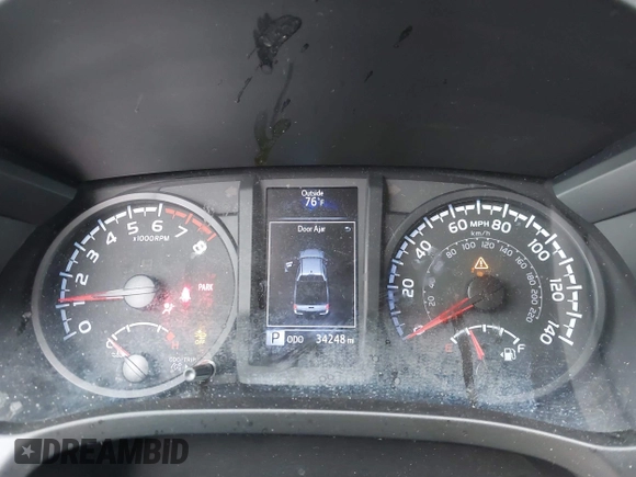 2022 Toyota Tacoma SR with VIN 3TMCZ5AN7NM470444, listed as a IAAI auction lot 41729041 with 34,248 mi miles and . Bid and sale history available at DreamBid. Image 7.