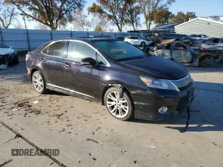 2010 Lexus HS 250h with VIN JTHBB1BA1A2014489, listed as a Copart auction lot 83256684 with 136,657 mi miles and Salvage Title. Bid and sale history available at DreamBid. Image 4.