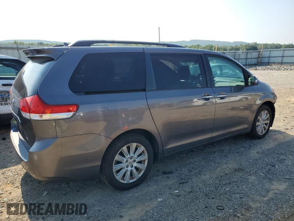 2013 Toyota Sienna XLE with VIN 5TDDK3DC5DS049425, listed as a Copart auction lot 62391555 with 108,594 mi miles and Salvage title. Bid and sale history available at DreamBid. Image 3.