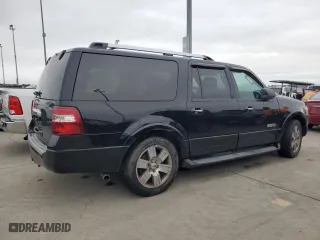2007 Ford Expedition EL Limited with VIN 1FMFK20517LA09807, listed as a Copart auction lot 75065284 with 0 mi miles and Salvage Title. Bid and sale history available at carsss.com. Image 3.